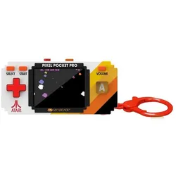 MyArcade My Arcade Pixel Pocket Pro Atari Portable Gaming System, Retro Gaming, Schwarz