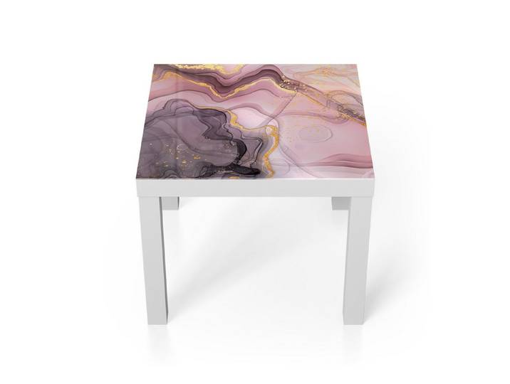 DEQORI Couchtisch 'Zarte Wirbel', Glas Beistelltisch Glastisch modern