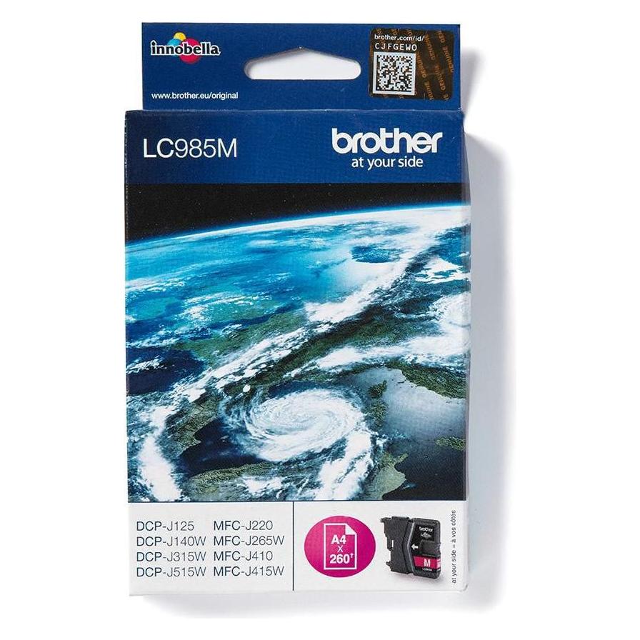 Brother Ink Magenta, 11mlStandard (M) (LC-985M)