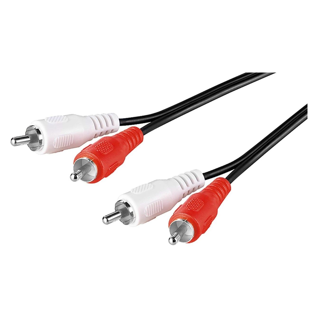Goobay Stereo Verbindungskabel (0.50 m, Cinch Kabel) (50097)