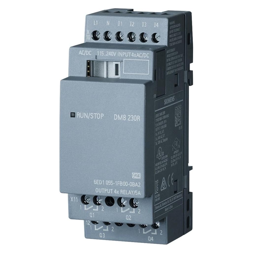 Siemens Expansion Module LOGO!8 DM8 230R 4DI/4DO (6ED1055-1FB00-0BA2)