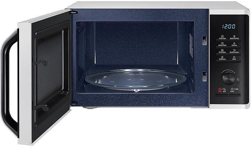 Samsung Mikrowelle "Grill MS23K3", schwarz (silberfarben), B:48,9cm H:27,5cm T:37,4cm, Mikrowellen, Mikrowelle silberfarben Einheitsgröße