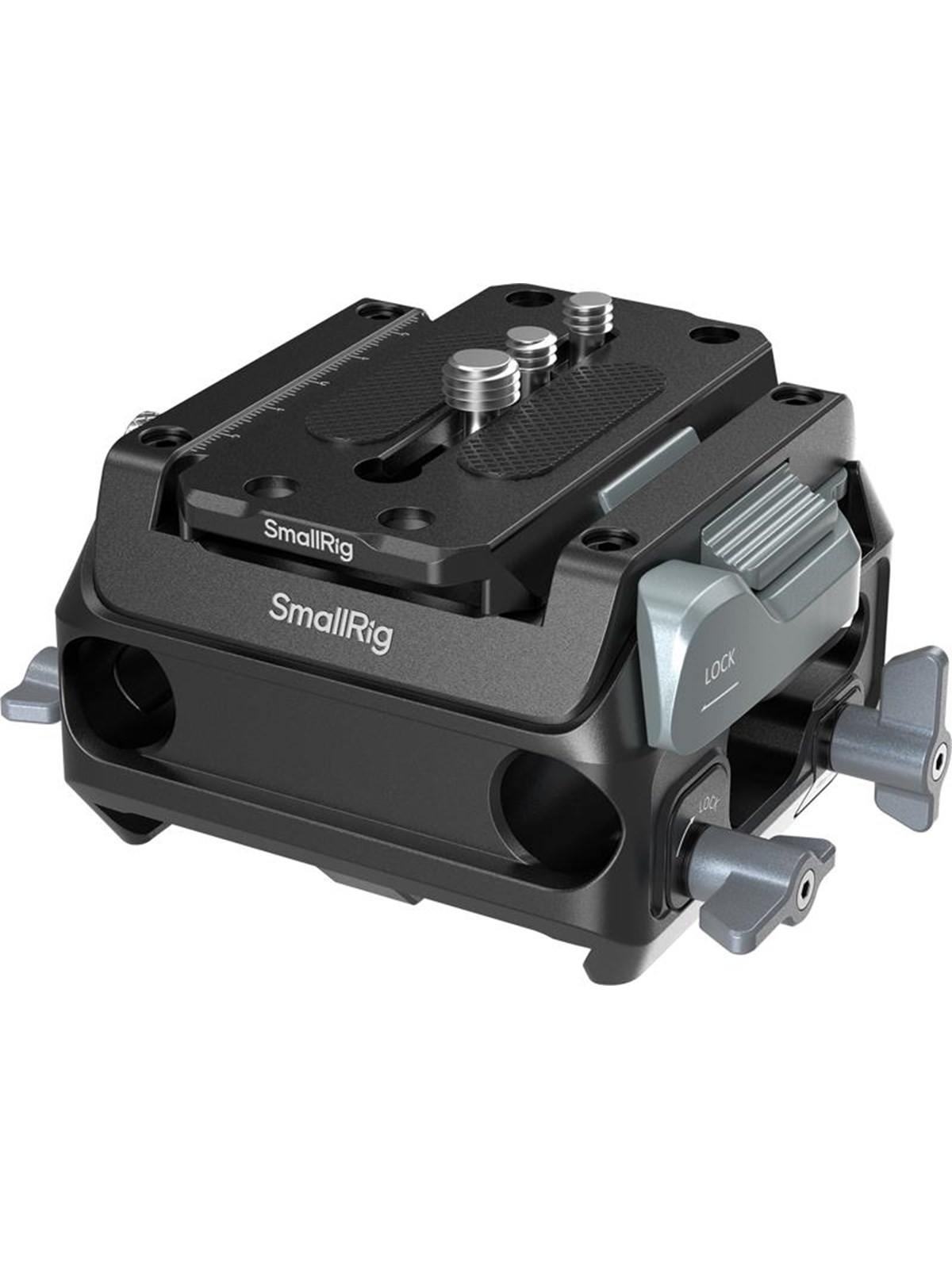 SmallRig 5366 Manfrotto-Type Mount Plate Kit with 15mm Dual Rod Clamp