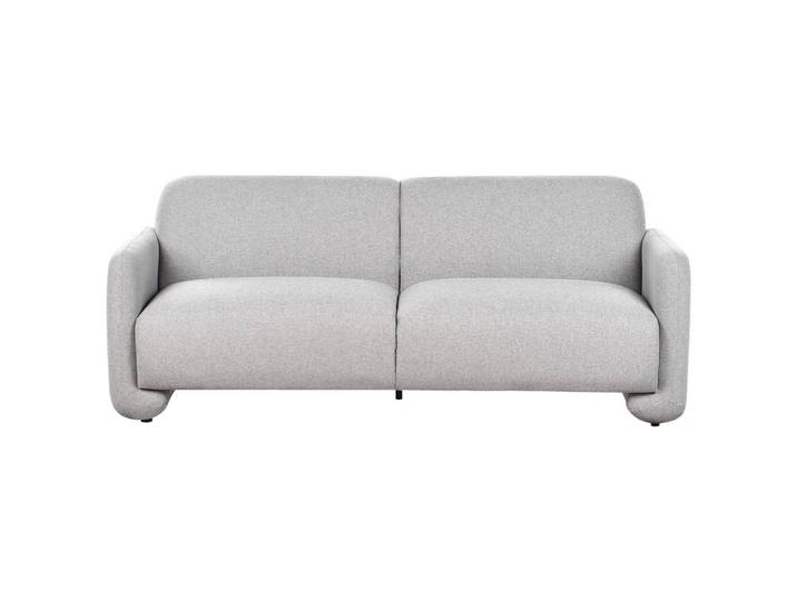 3-SITZER-SOFA Stoff Grau Saland