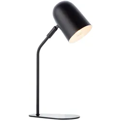 BRILLIANT Tong Tischleuchte schwarz samt   1x D45, E14, 25W, geeignet für Tropfenlampen (nicht enthalten)