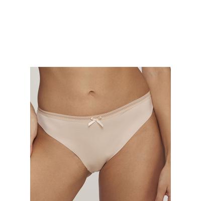 Slip S.OLIVER, Damen, Gr. 40/42, beige (puder), Microtouch, Obermaterial: 65% Polyamid, 35% Elasthan, Unterhosen Slip, SEAMLESS mit nahtloser Verarbeitung