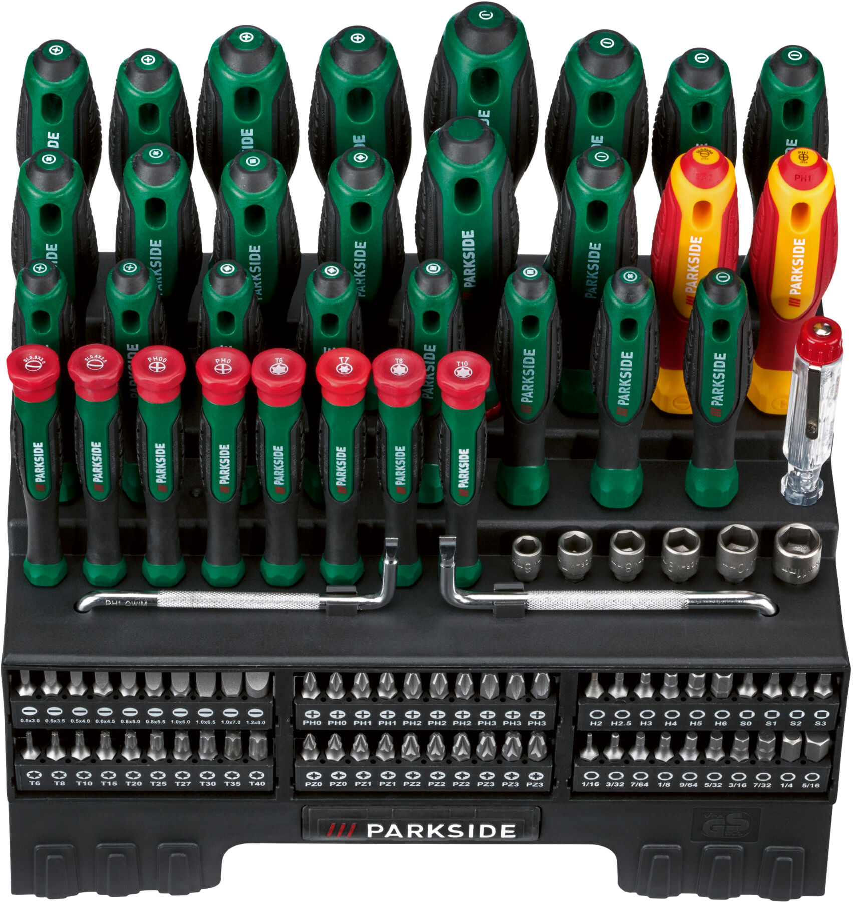 PARKSIDE® Schraubendreher- und Bit-Set, 101-teilig