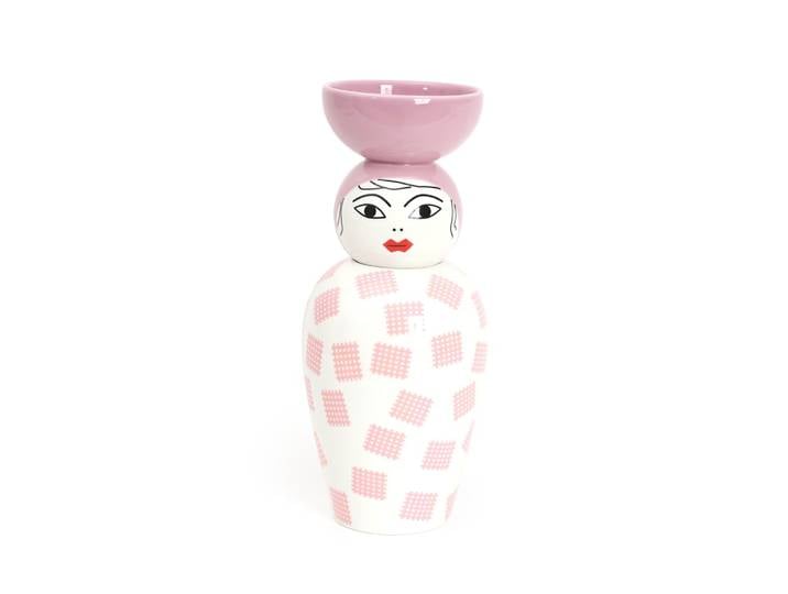 SELETTI vase CANOPIE (Luna - Porcelaine)