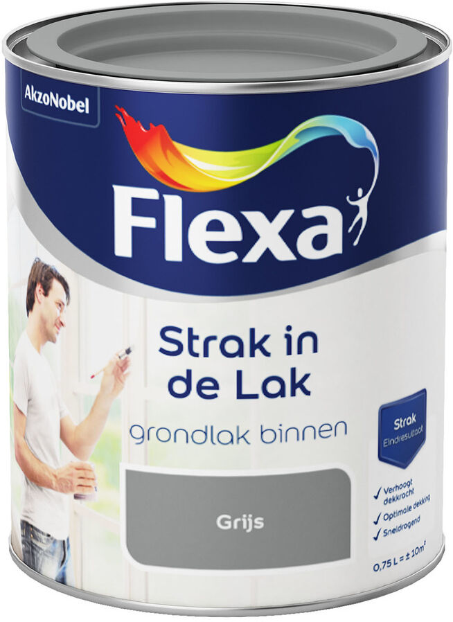 Flexa Strak in de Lak Grondlak Binnen - Grijs