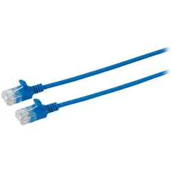 MicroConnect U/UTP CAT6A Slim 20M Blue (U/UTP, CAT6a, 20 m), Netzwerkkabel