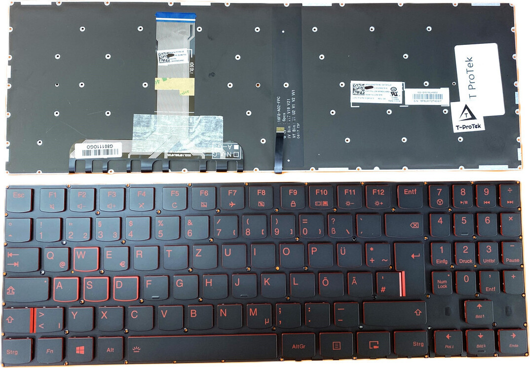 T-ProTek Verlicht toetsenbord compatibel met PK1312M1A13