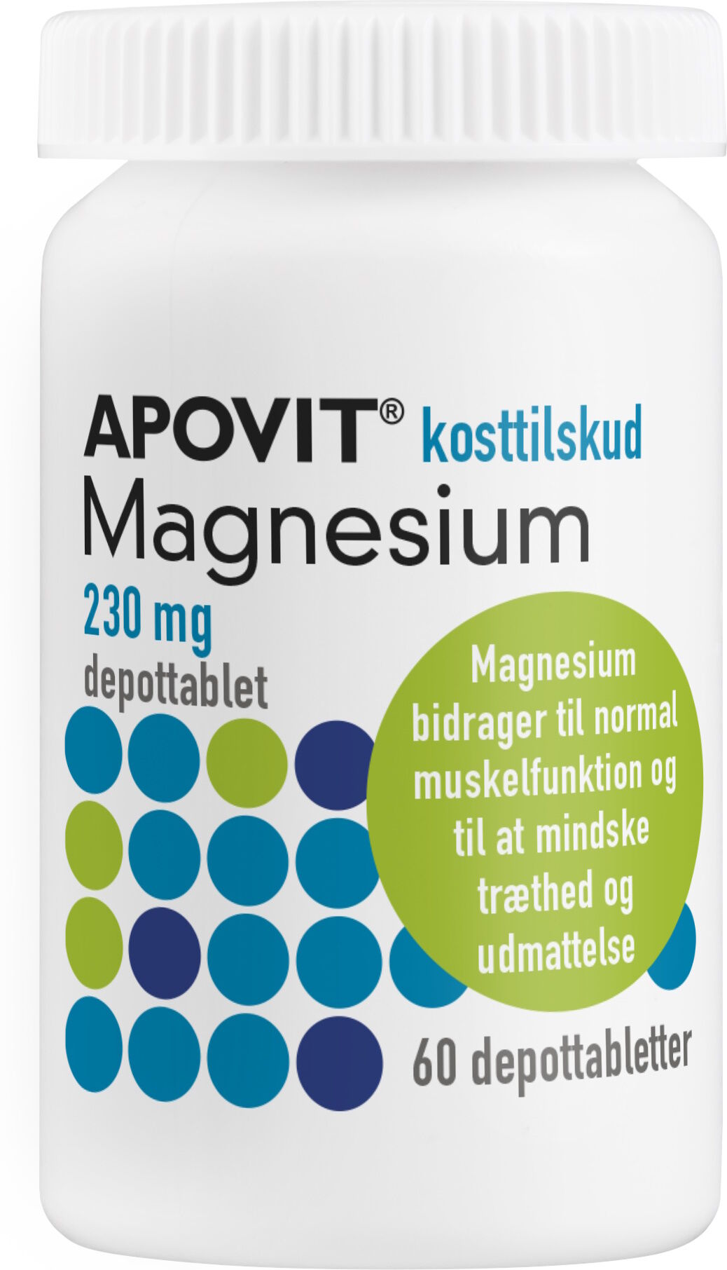 Apovit Magnesium 230 Mg Kosttilskud 60 stk