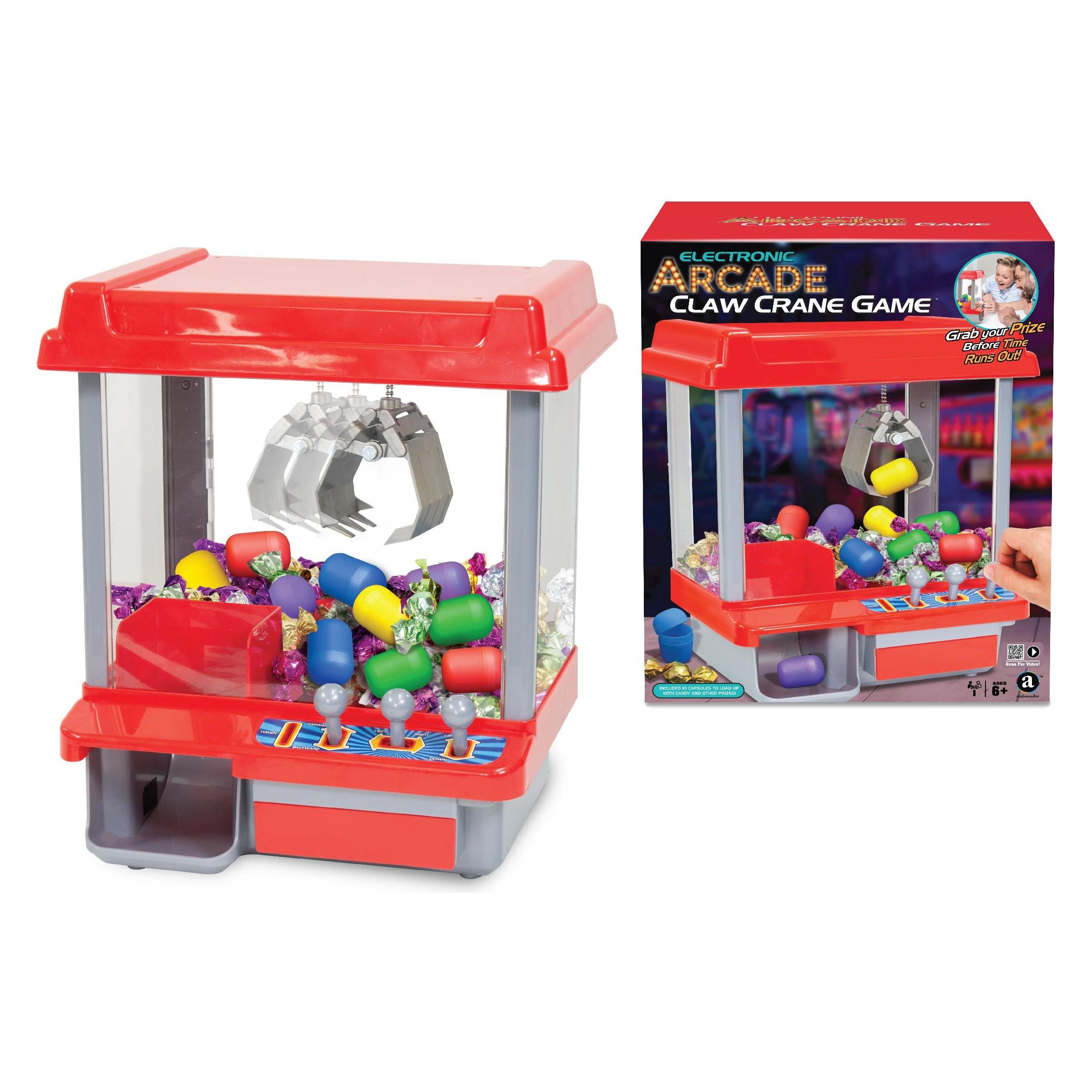 Merchant Ambassador Electronic Arcade Claw Crane (with Prize Capsules) (ga014b)