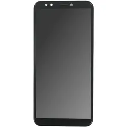 OEM Display-Einheit + Rahmen für Huawei Honor 7C schwarz, ohne Logo (Honor 7c), Mobilgerät Ersatzteile, Schwarz