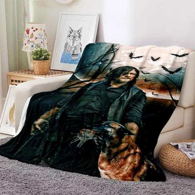 Uplift Picks The Walking Dead Zombie Throw Blanket Soft Flannel Sofa And Bed Cover 4 150x180 Cm
