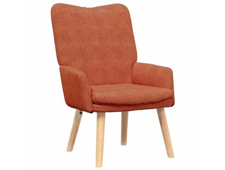 Heofavd Relaxsessel Polstersessel Stoff Massivholz Rot-Orange 63x67x94cm