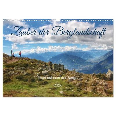 Zauber der Berglandschaft (Wandkalender 2026 DIN A3 quer), CALVENDO Monatskalender