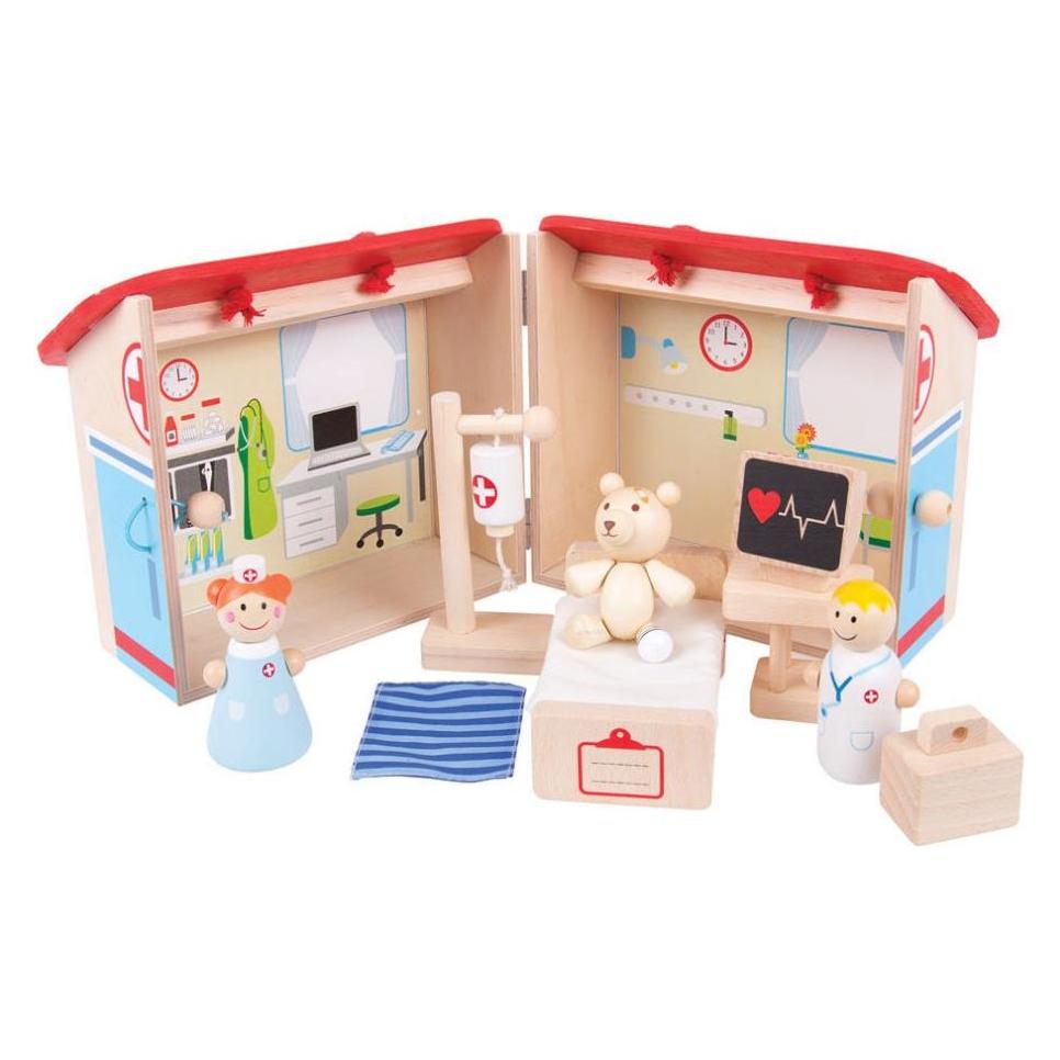Bigjigs Mini Krankenhaus Spielset (BJ682)