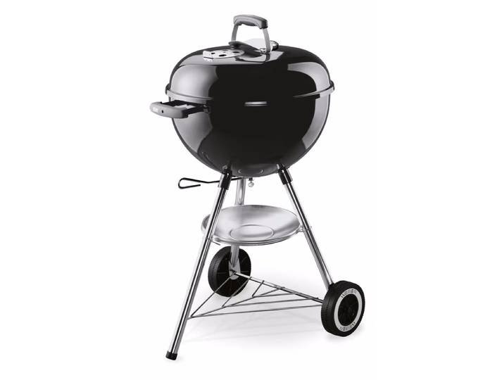 Weber Classic Kettle 47cm Kugelgrill Holzkohle – Weber Holzkohlegrill/Kohlegrill – black