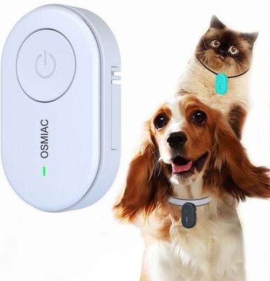 Inspired Deals Ultrasonic Pet Insect Repellent Collar Portable Flea & Tick Protection For Cats & Dogs yellow