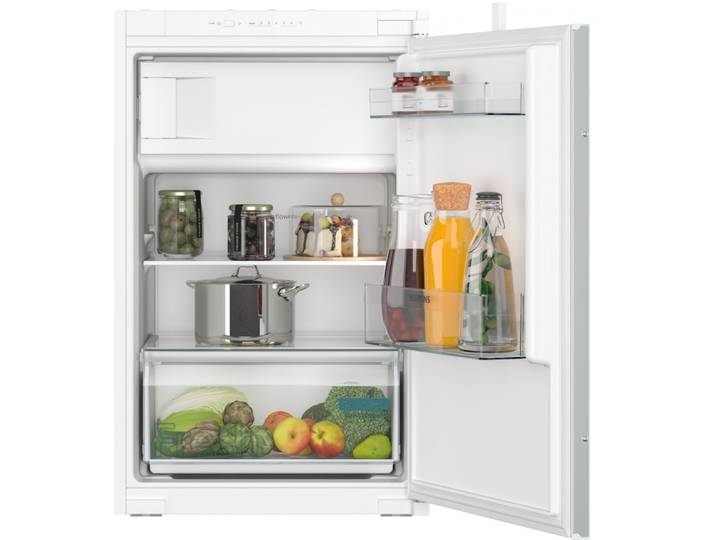 SIEMENS Einbaukühlschrank iQ100 KI22LNSE0, 87,4 cm hoch, 54,1 cm breit, Einfache Temperatureinstellung dank elektronischer Temperaturregelung