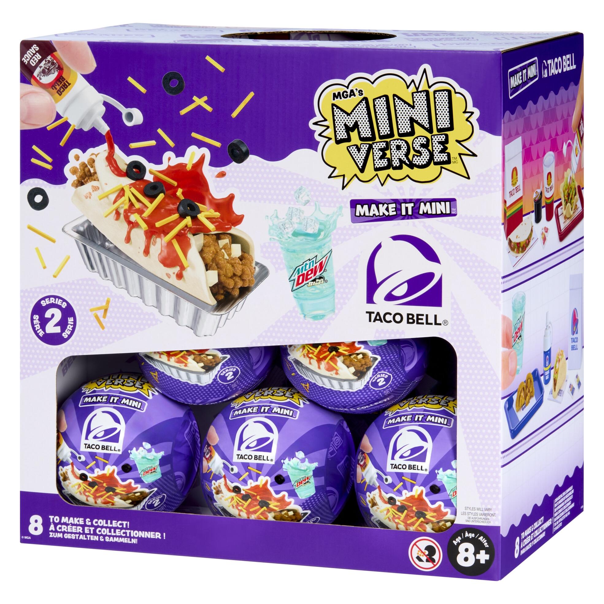 MGA MINIVERSE Make It Mini Taco Bell S2 PDQ (AMOS247821)