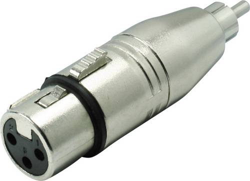 Kash XLR-Adapter XLR-Buchse - Cinch-Stecker Mono Polzahl:3 1St.