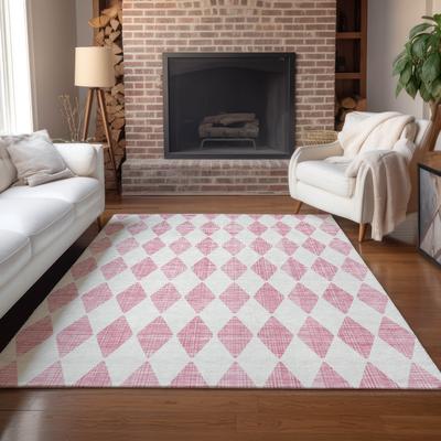 Addison Rugs Machine Washable Indoor/ Outdoor Chantille Diamonds Rug