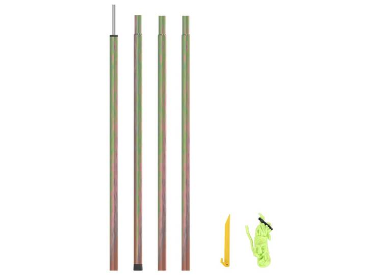 vidaXL Sonnensegel Stange 250 cm Verzinkter Stahl