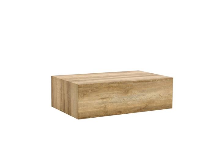 Table basse en panneau de particules bois 90x50x30 cm