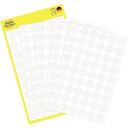 Avery-Zweckform 3145 Markierungspunkte Etiketten Ø 12 mm Weiß 270 St. Permanent haftend Papier