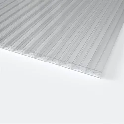 Doppelstegplatten 16 mm Farblos Klar - X + 5-Fach Struktur Polycarbonat