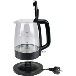 alpina Wasserkocher 1,7L 2200W Schwarz, Wasserkocher, Schwarz