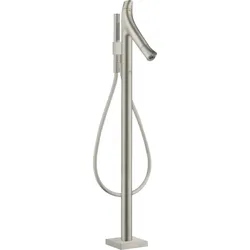 hansgrohe AXOR Starck Organic Wannenthermostat freistehend, 2 Verbraucher, 12016800, Farbe: Stainless Steel Optic