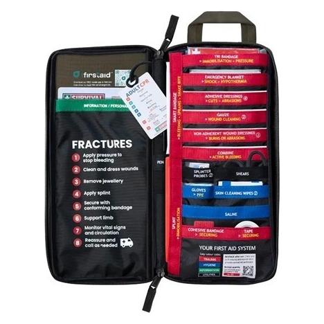 Survival Books Apteczka SURVIVAL Slimline First Aid Kit - Red (First Aid Kit) (SV-00597)