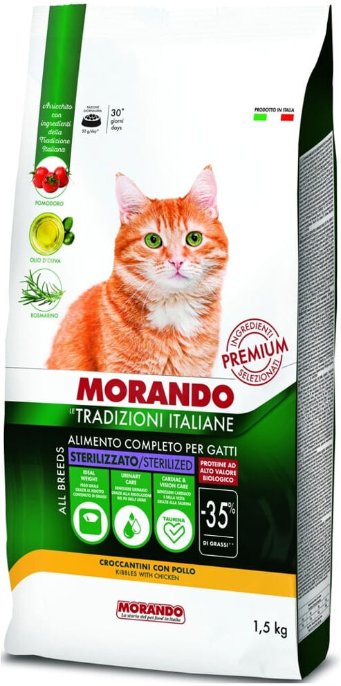 MORANDO Morandi Tradizioni Italiane Sterilised Cat Pollo 1.5KG