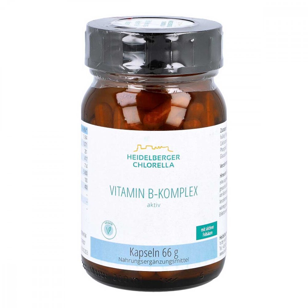 Heidelberger Chlorella GmbH Heidelberger Chlorella Vitamin B Komplex aktiv Kapseln 09894594