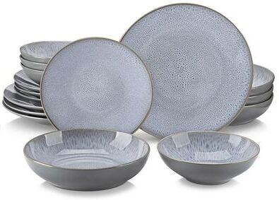 vancasso Karst 16-Piece Stoneware Dinnerware Set, Service for 4