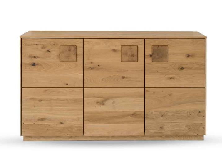Sideboard LEON aus Wildeiche – Montierte Lieferung – 3%-Vorkasse-Rabatt