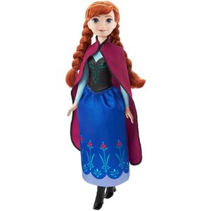 Mattel Puppe Disney Die Eiskönigin, ab 3 Jahre, Anna mit Accessoires, 32 cm