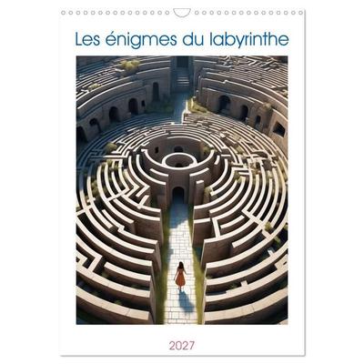 Les énigmes du labyrinthe (Calendrier mural 2027 DIN A3 horizontal), CALVENDO calendrier mensuel