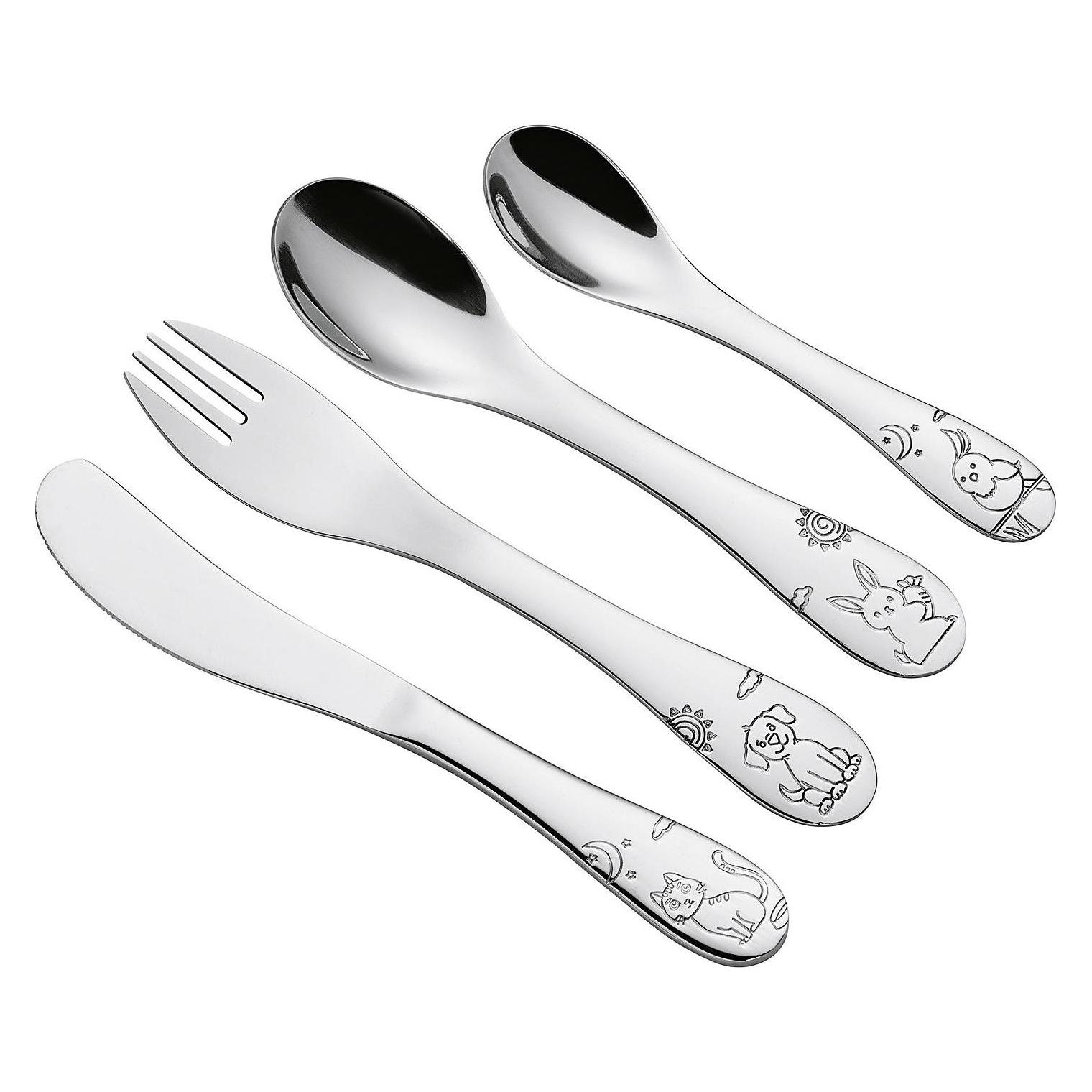 Cilio Kinderbesteck Lit.Friends 4tlg (cilio tisch-accessoires)