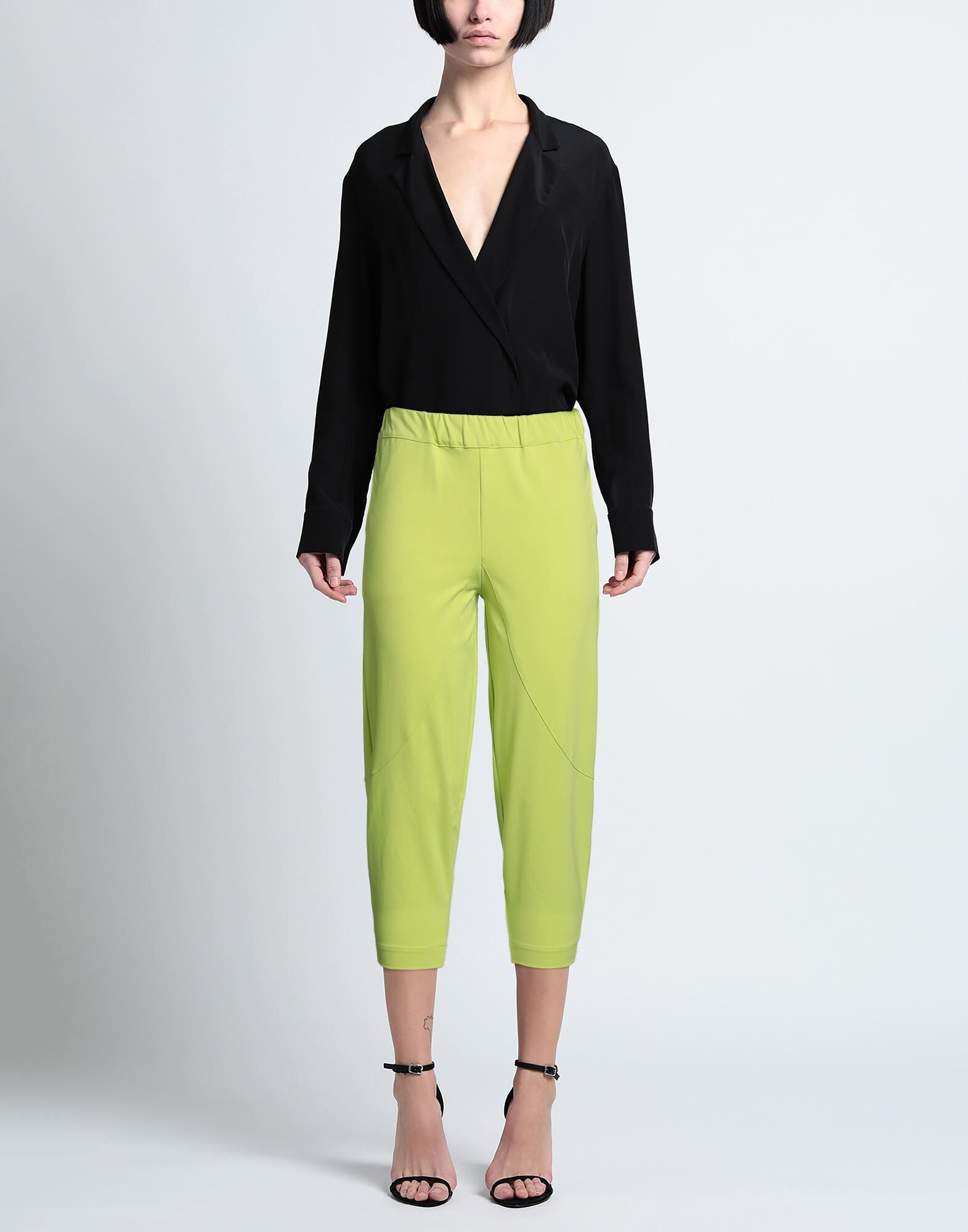 Soho-T Pantalones Mujer Verde lima S Mujer