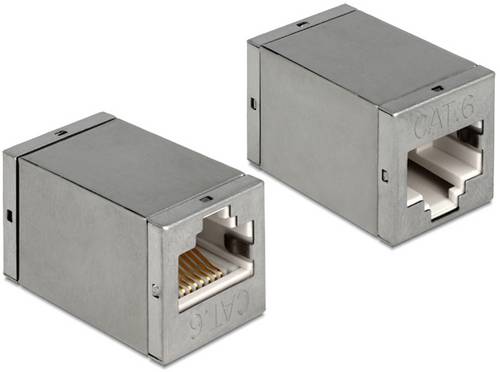Delock RJ45 Netzwerk Adapter [1x RJ45-Buchse - 1x RJ45-Buchse] Grau