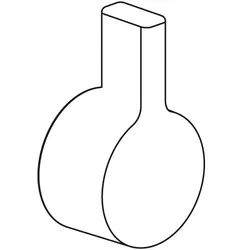 KWC Umstellhebel BlueBox, chromeline 638552