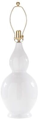 Brynn Double Gourd Lamp Base - White - Ballard Designs