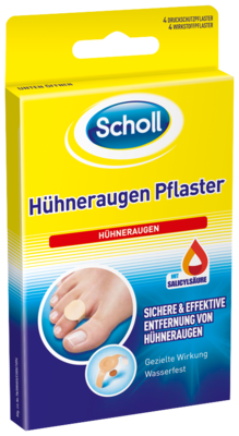Scholl's Wellness Company GmbH SCHOLL Hühneraugen Pflaster 4 St 11136145