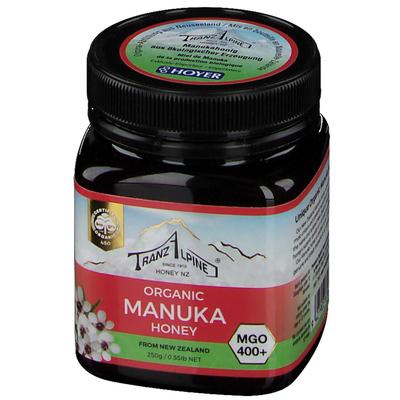 BIO Manuka Honig MGO 400+ TranzAlpine 250 g Gel