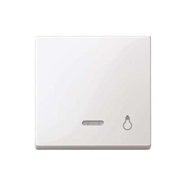 Merten Wippe Kontr.Fenster pws/gl Aufdruck Licht 435919)