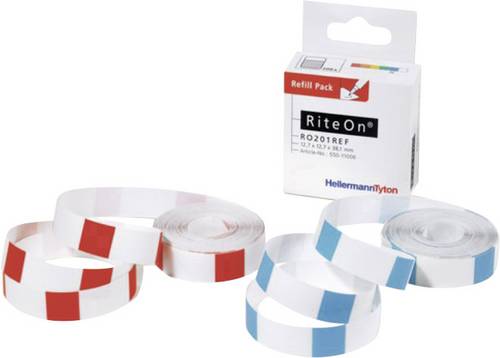 HellermannTyton 550-14014 RO201REF-100-WH Kabel-Etikett RiteOn 12.70 x 12.70mm